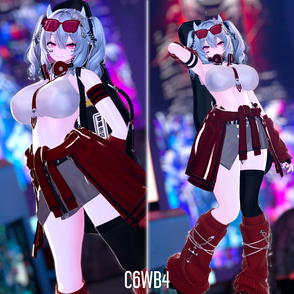 【7アバター対応】静電街区 - Static District