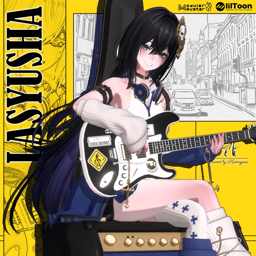 【7アバター対応】静電街区 - Static District