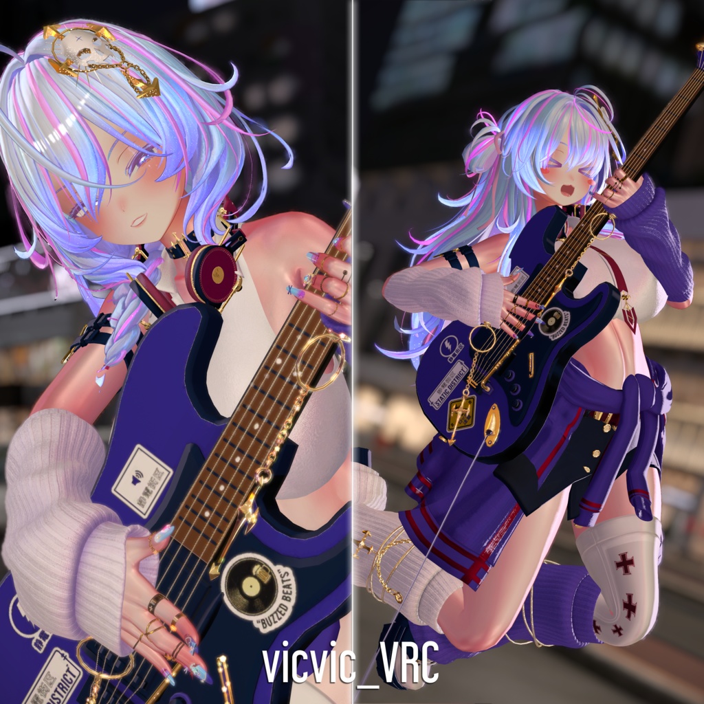 【7アバター対応】静電街区 - Static District