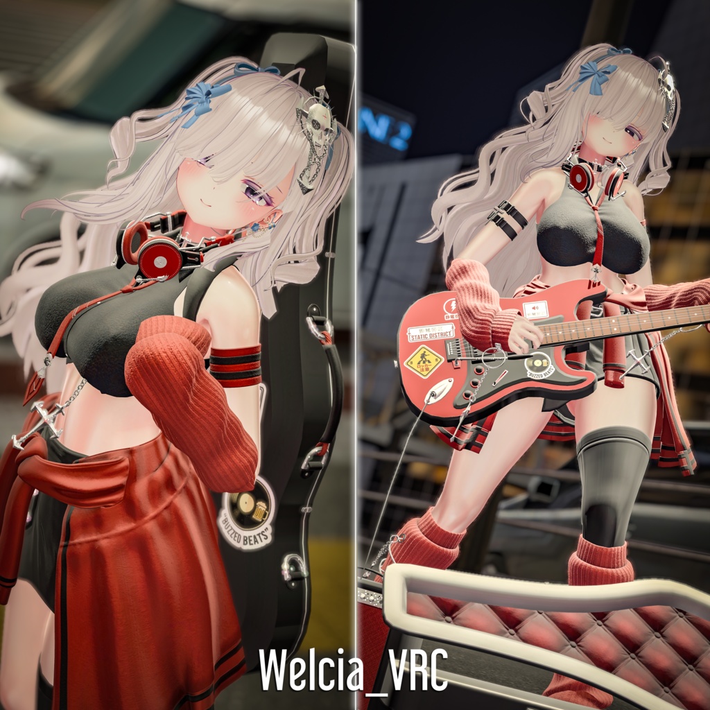 【7アバター対応】静電街区 - Static District