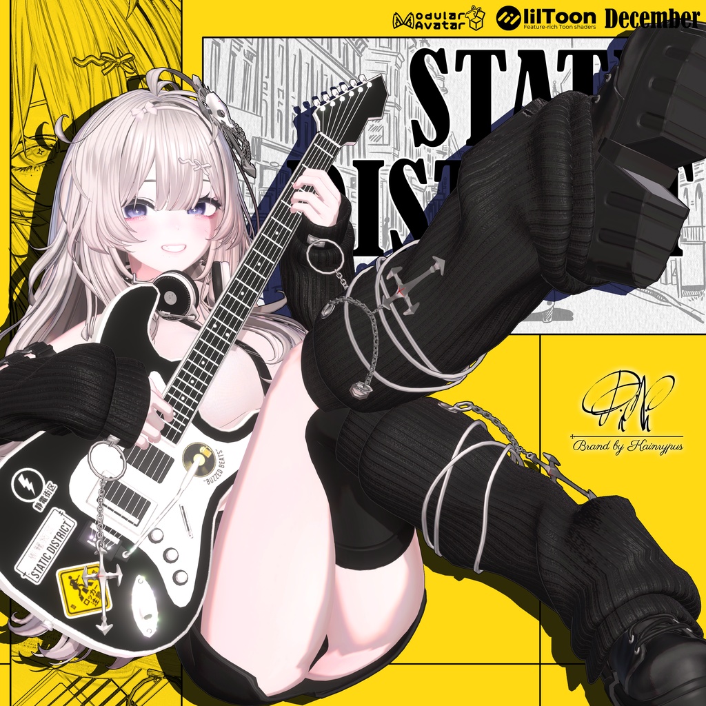 【7アバター対応】静電街区 - Static District