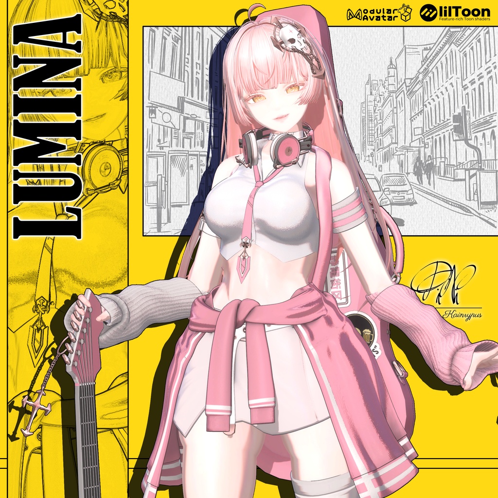 【7アバター対応】静電街区 - Static District