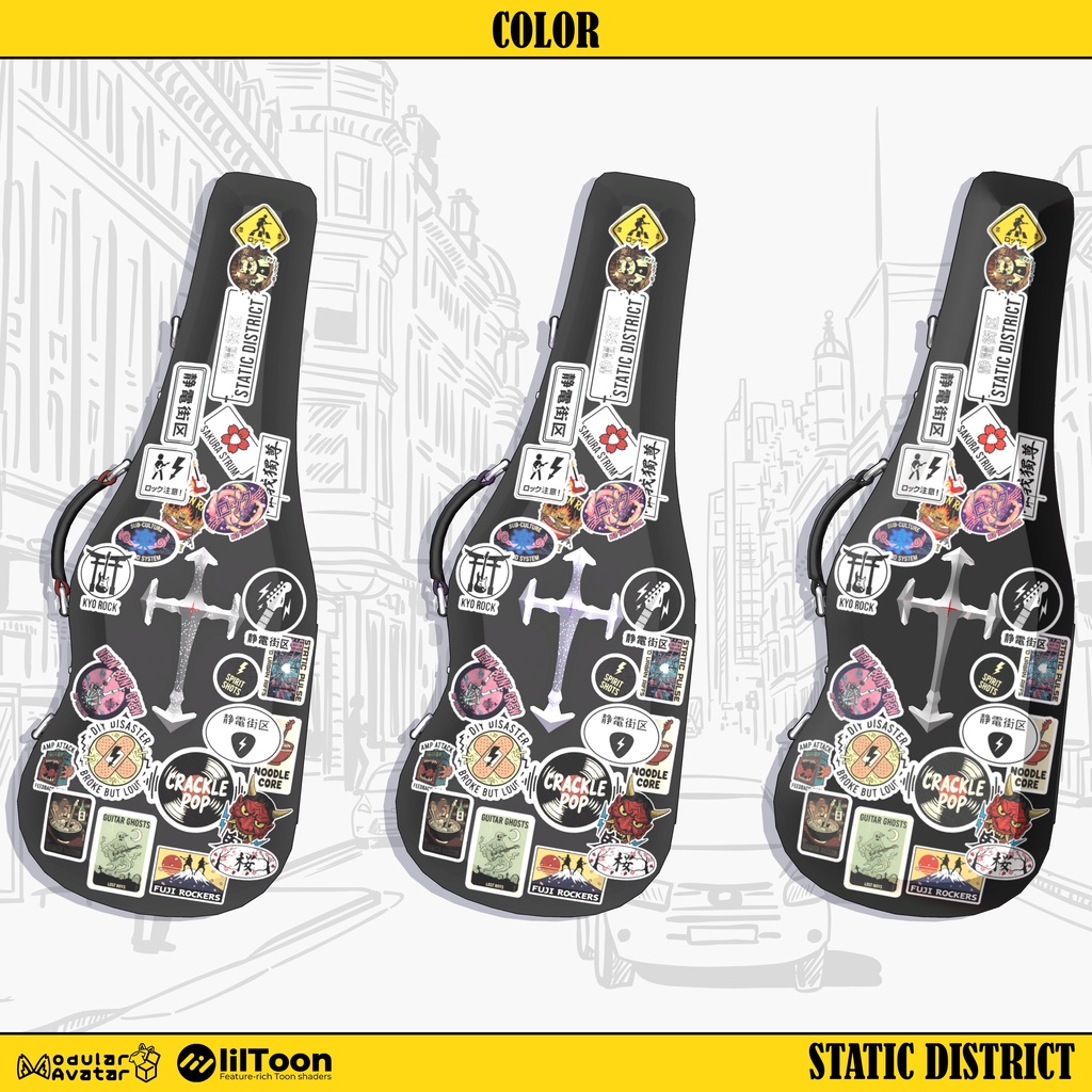 【7アバター対応】静電街区 - Static District