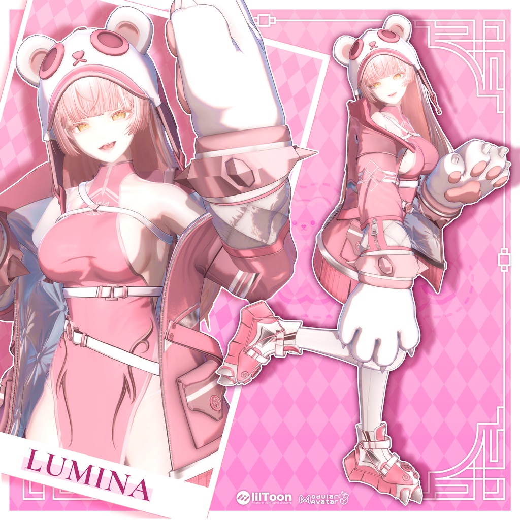 🎁リリース記念セール【35%オフ】🎁【9アバター対応】 Bearuka - ベアルカ