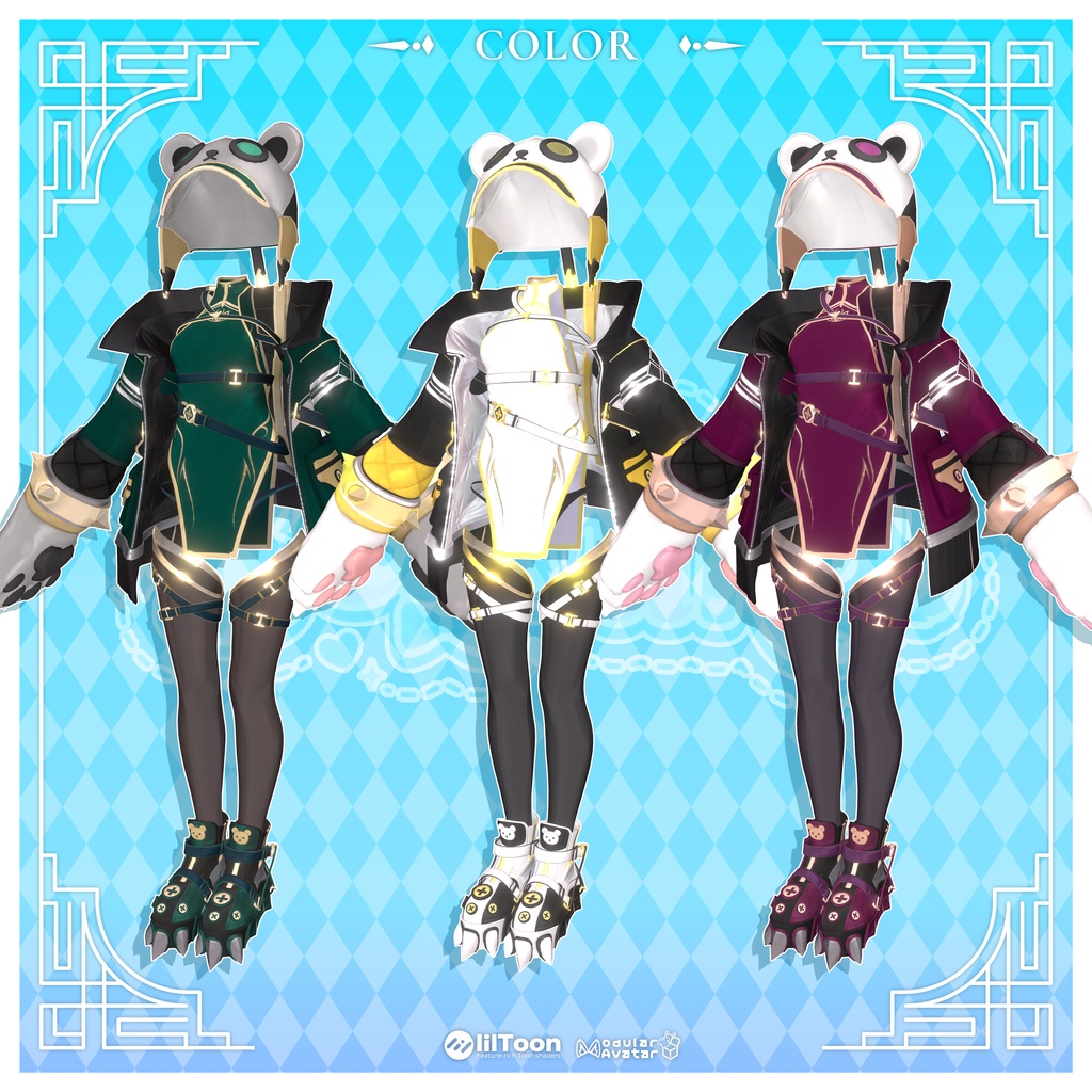 🎁リリース記念セール【35%オフ】🎁【9アバター対応】 Bearuka - ベアルカ