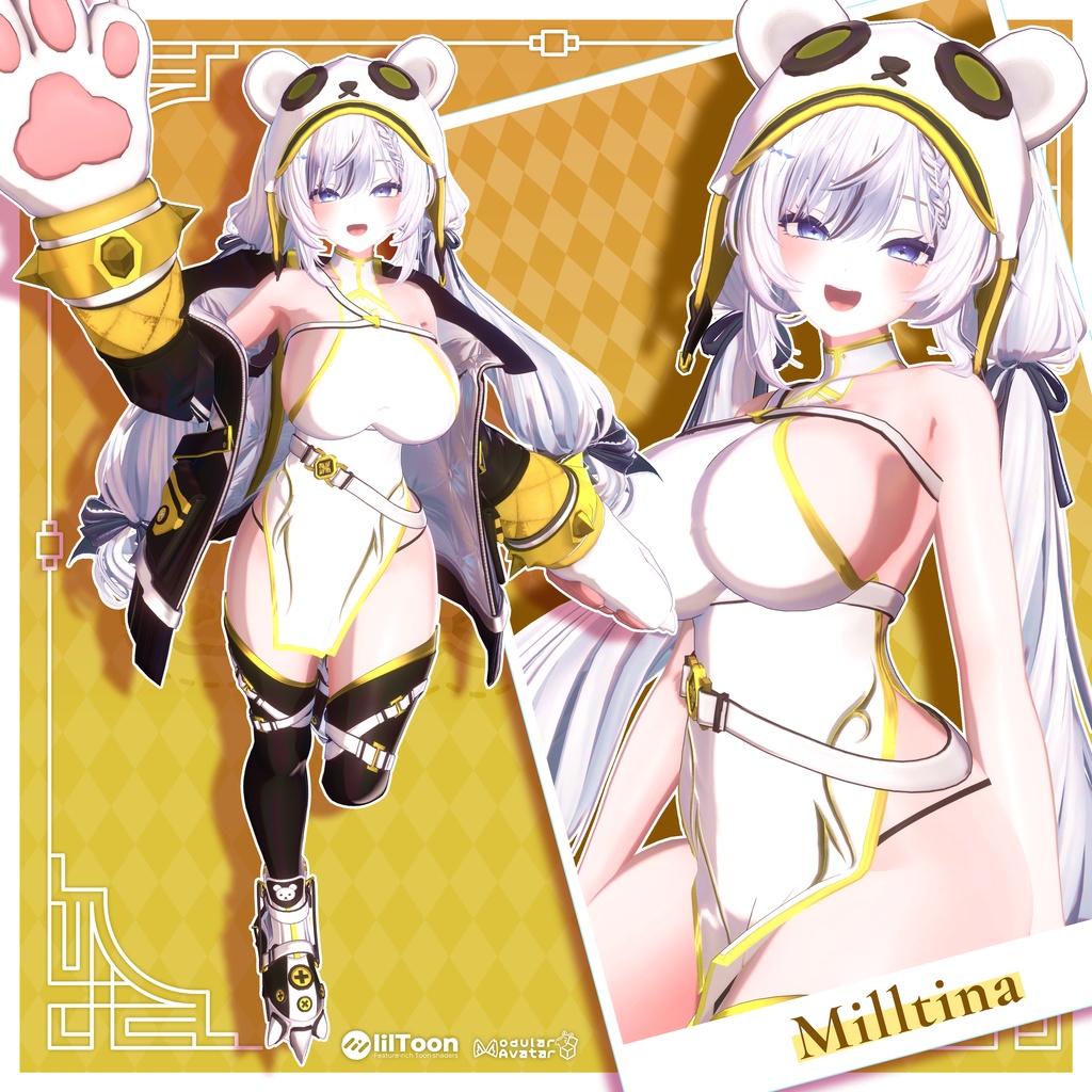 🎁リリース記念セール【35%オフ】🎁【9アバター対応】 Bearuka - ベアルカ