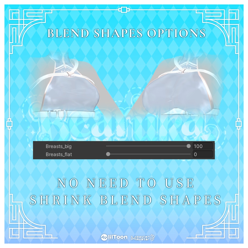 🎁リリース記念セール【35%オフ】🎁【9アバター対応】 Bearuka - ベアルカ