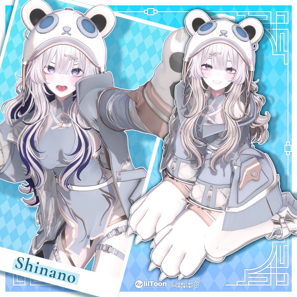 🎁リリース記念セール【35%オフ】🎁【9アバター対応】 Bearuka - ベアルカ