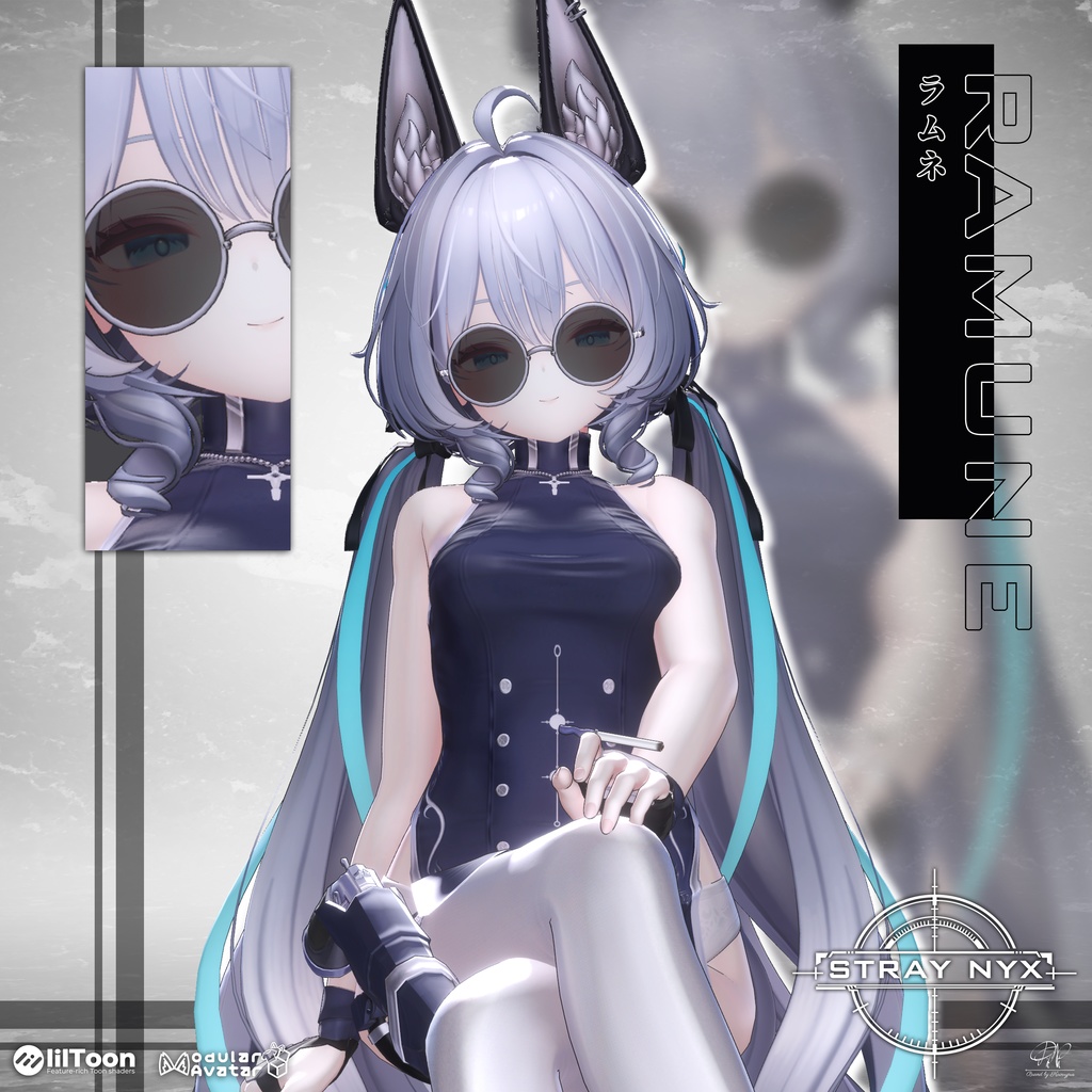 🎁リリース記念セール【35%オフ】🎁【9アバター対応】 Stray Nyx - ストレイ・ニュクス