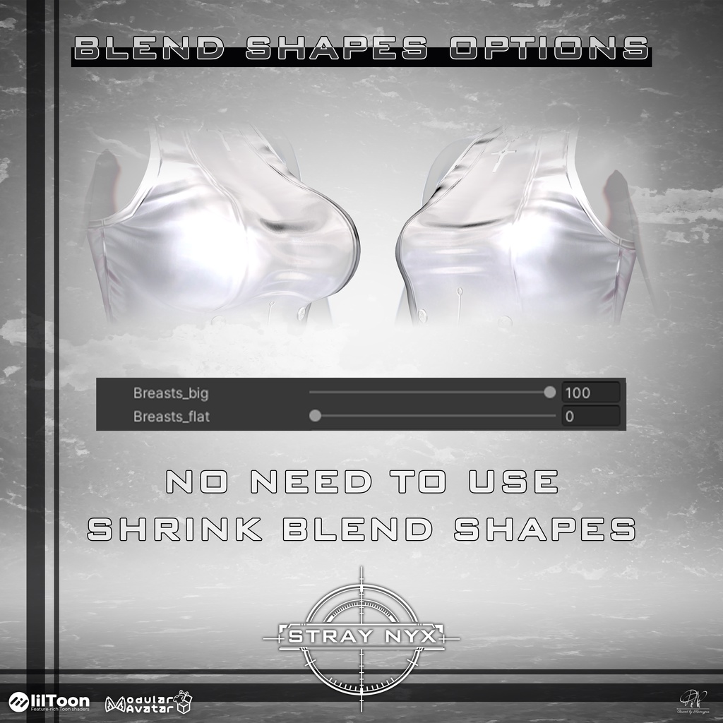 🎁リリース記念セール【35%オフ】🎁【9アバター対応】 Stray Nyx - ストレイ・ニュクス