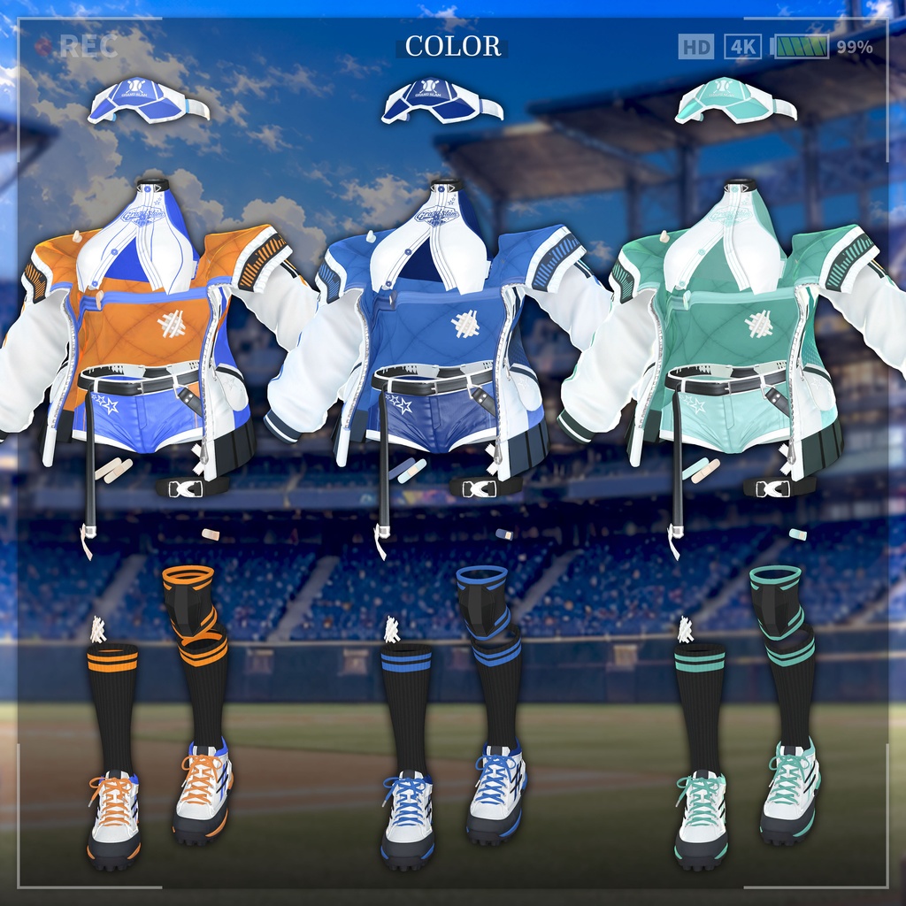🎁リリース記念セール【35%オフ】🎁【14アバター対応】「GrandSlam●満塁弾」⚾