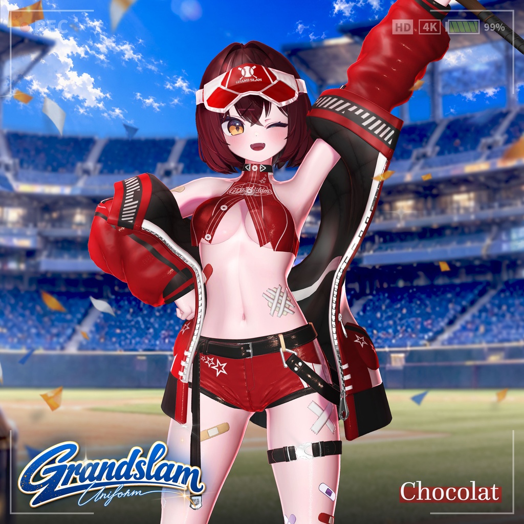 🎁リリース記念セール【35%オフ】🎁【14アバター対応】「GrandSlam●満塁弾」⚾