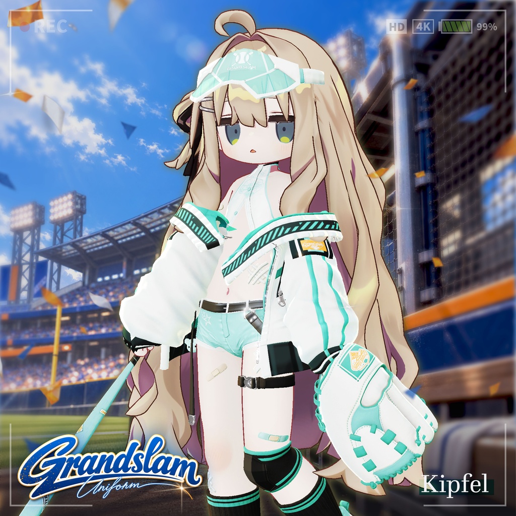 🎁リリース記念セール【35%オフ】🎁【14アバター対応】「GrandSlam●満塁弾」⚾