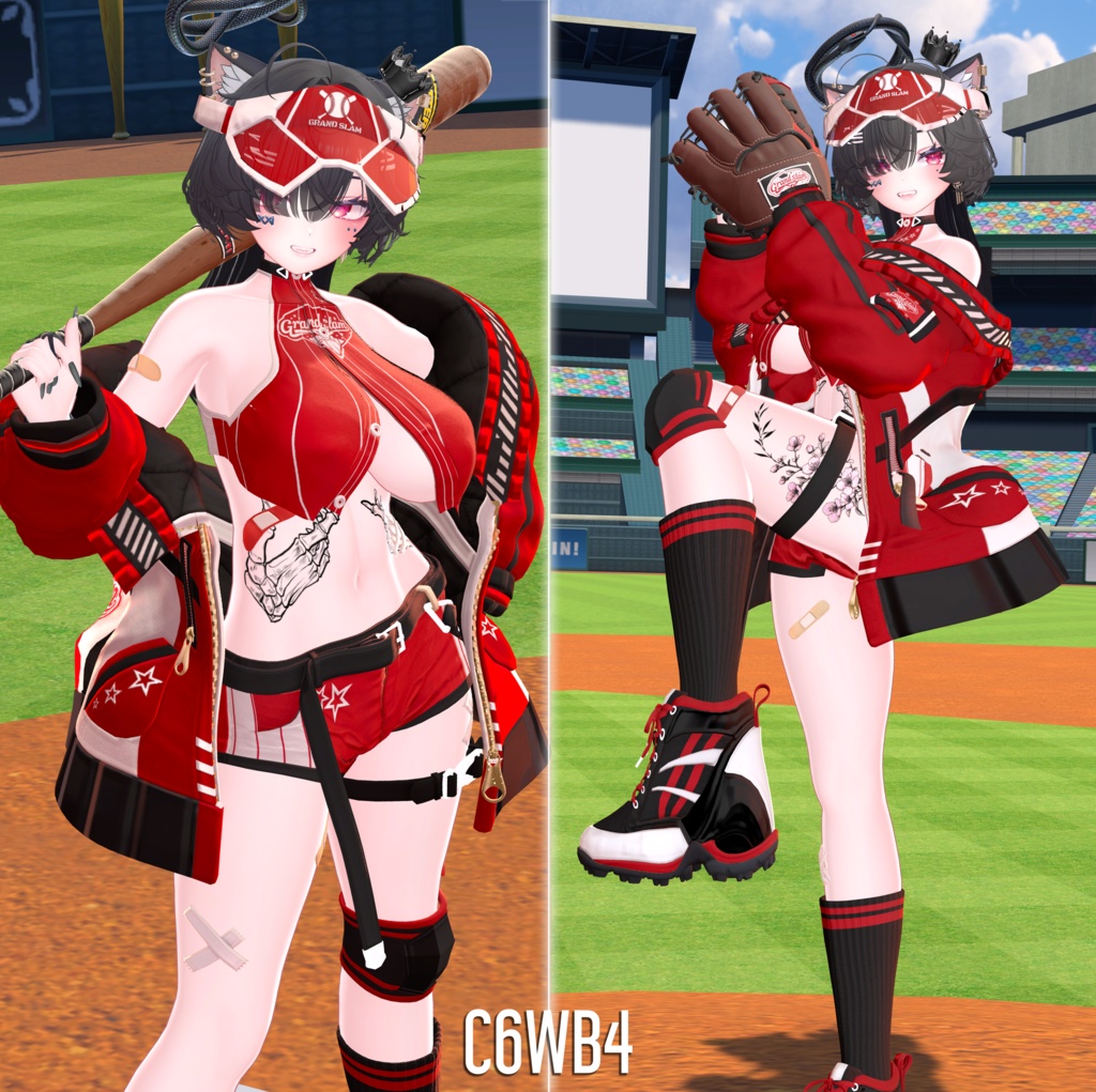 🎁リリース記念セール【35%オフ】🎁【14アバター対応】「GrandSlam●満塁弾」⚾