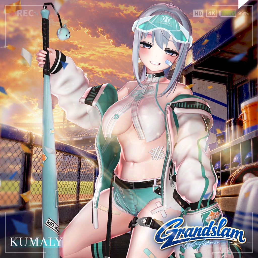 🎁リリース記念セール【35%オフ】🎁【14アバター対応】「GrandSlam●満塁弾」⚾