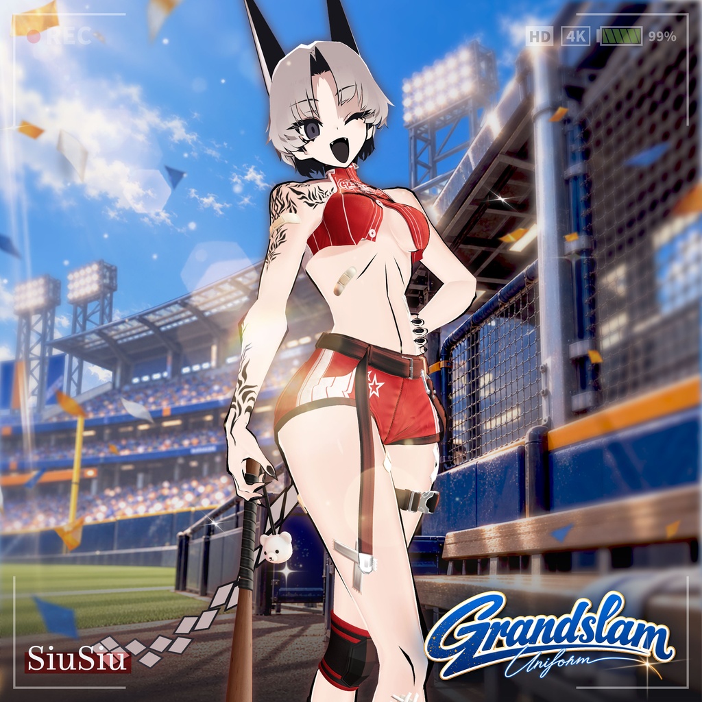 🎁リリース記念セール【35%オフ】🎁【14アバター対応】「GrandSlam●満塁弾」⚾