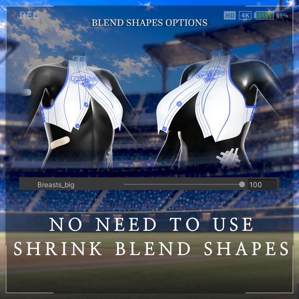 🎁リリース記念セール【35%オフ】🎁【14アバター対応】「GrandSlam●満塁弾」⚾