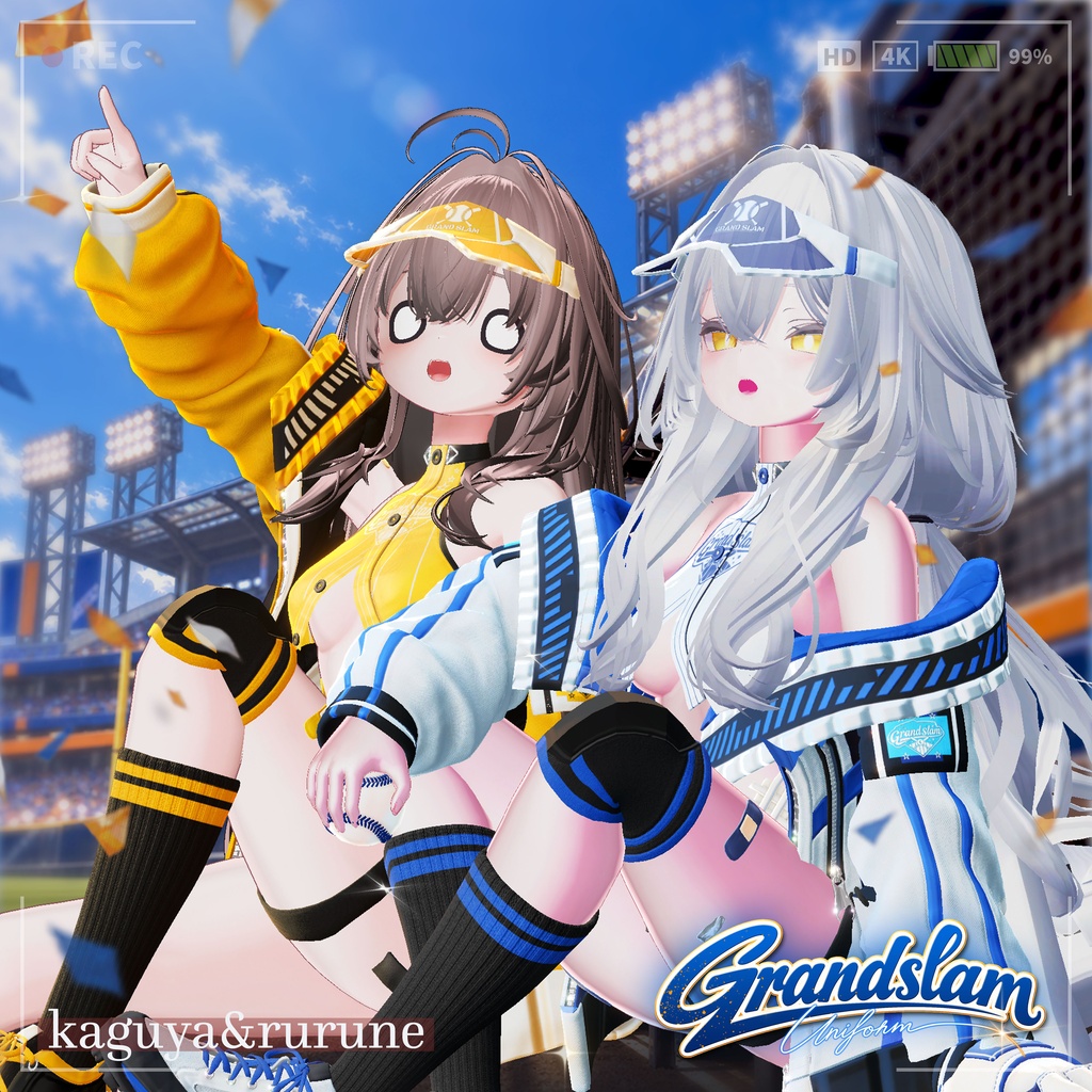 🎁リリース記念セール【35%オフ】🎁【14アバター対応】「GrandSlam●満塁弾」⚾