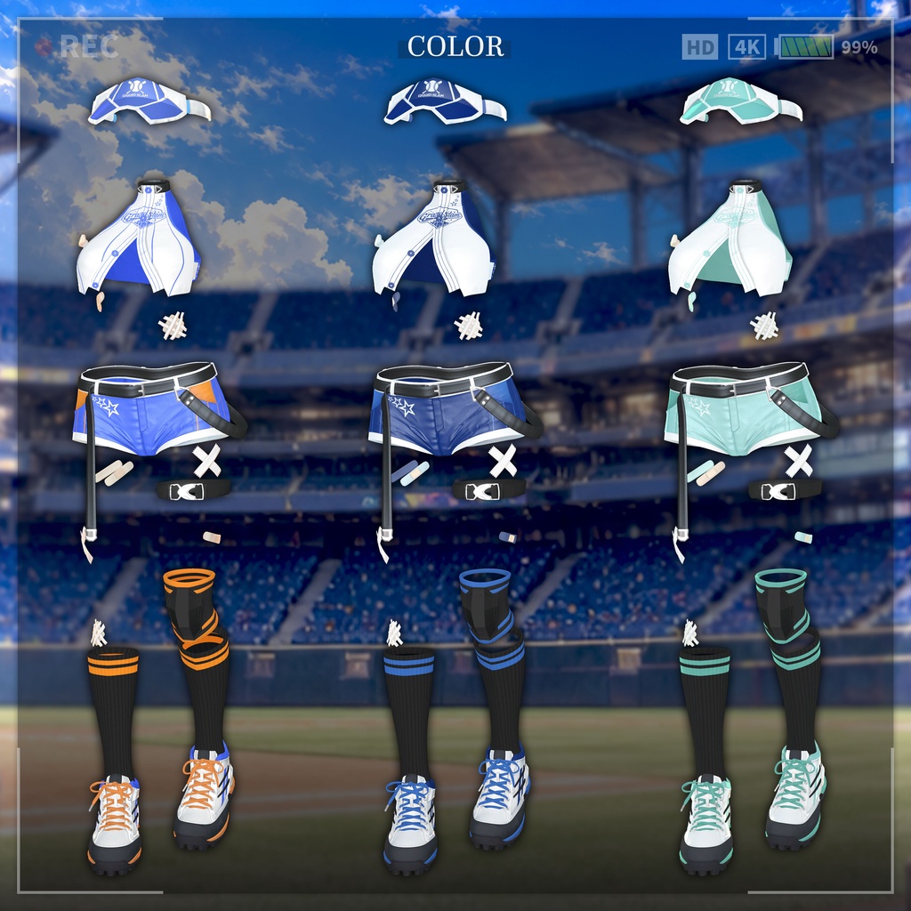 🎁リリース記念セール【35%オフ】🎁【14アバター対応】「GrandSlam●満塁弾」⚾