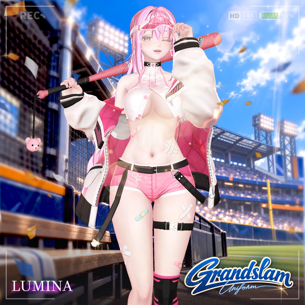 🎁リリース記念セール【35%オフ】🎁【14アバター対応】「GrandSlam●満塁弾」⚾