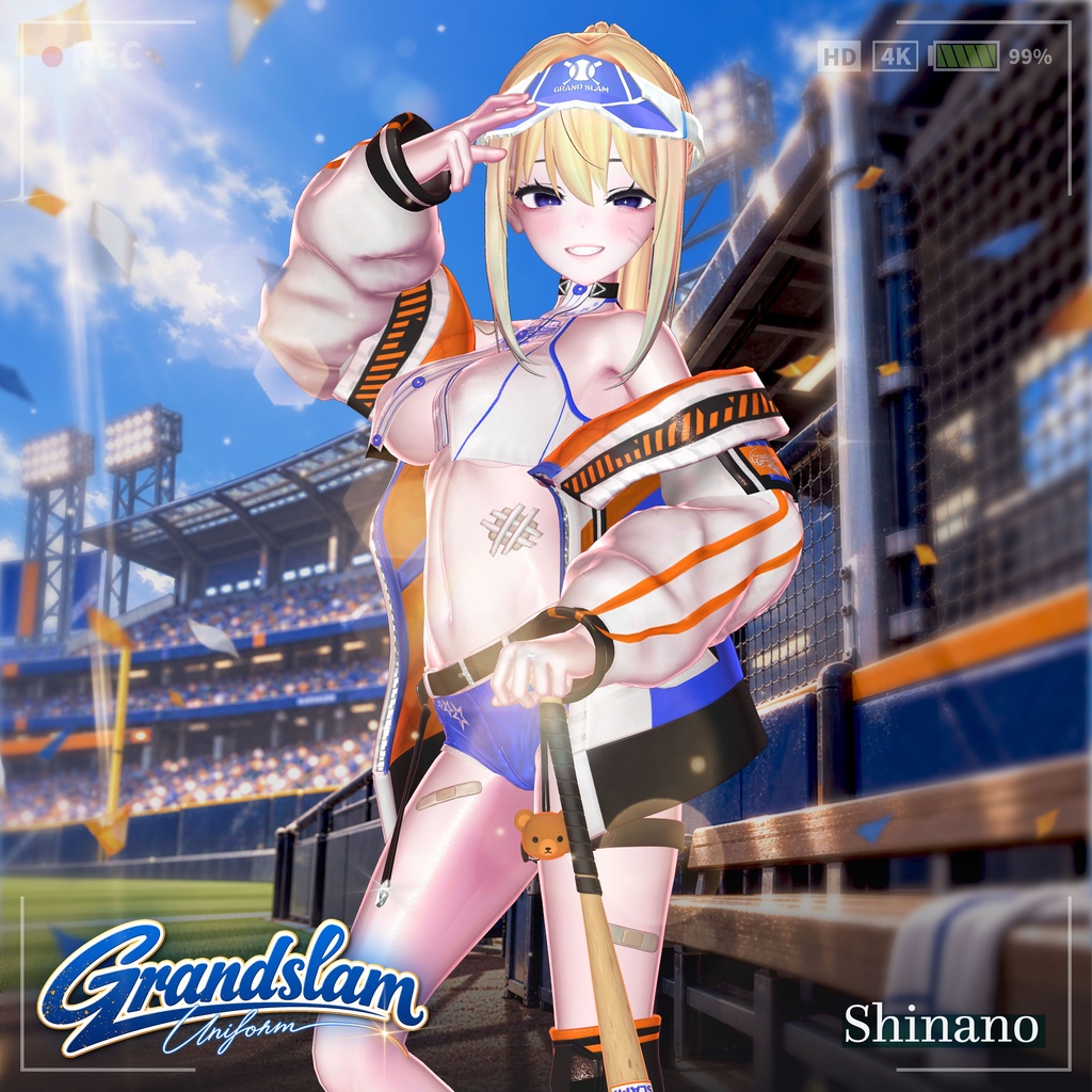 🎁リリース記念セール【35%オフ】🎁【14アバター対応】「GrandSlam●満塁弾」⚾