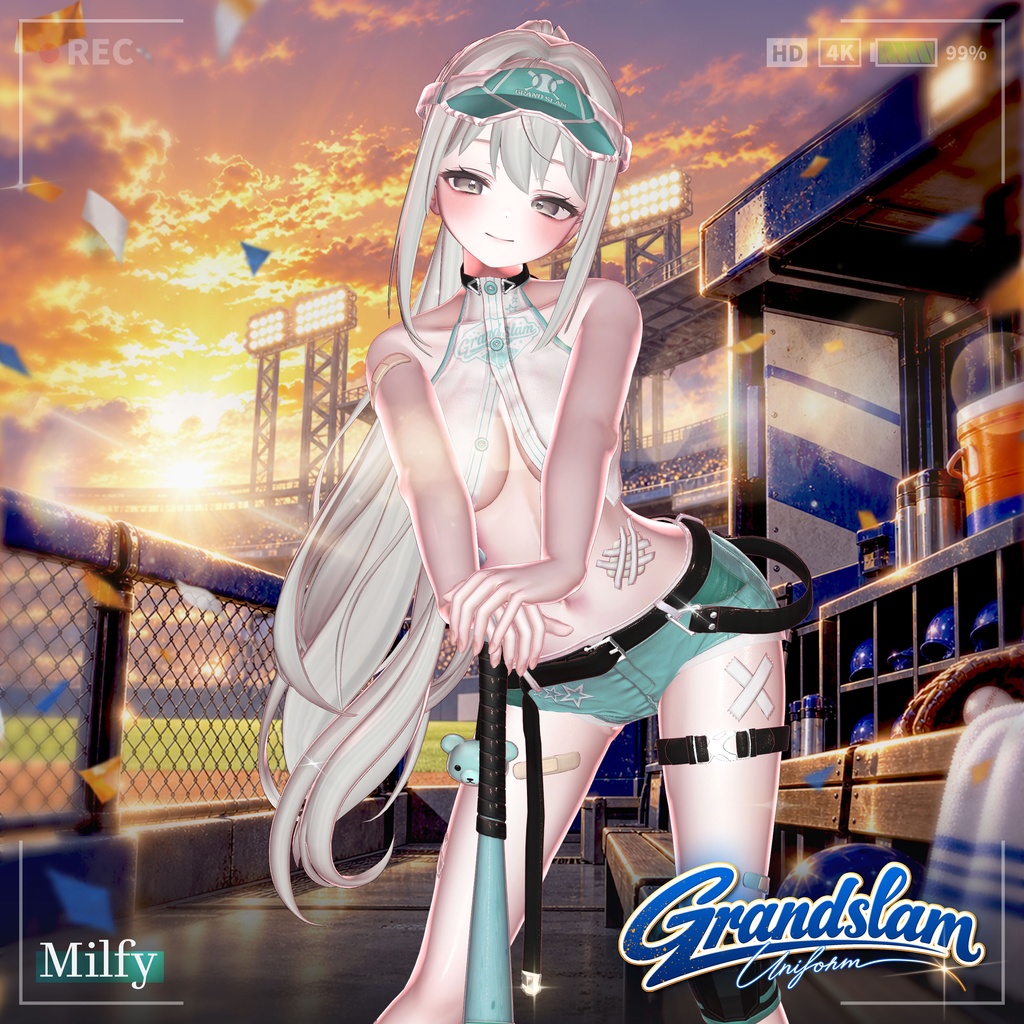 🎁リリース記念セール【35%オフ】🎁【14アバター対応】「GrandSlam●満塁弾」⚾