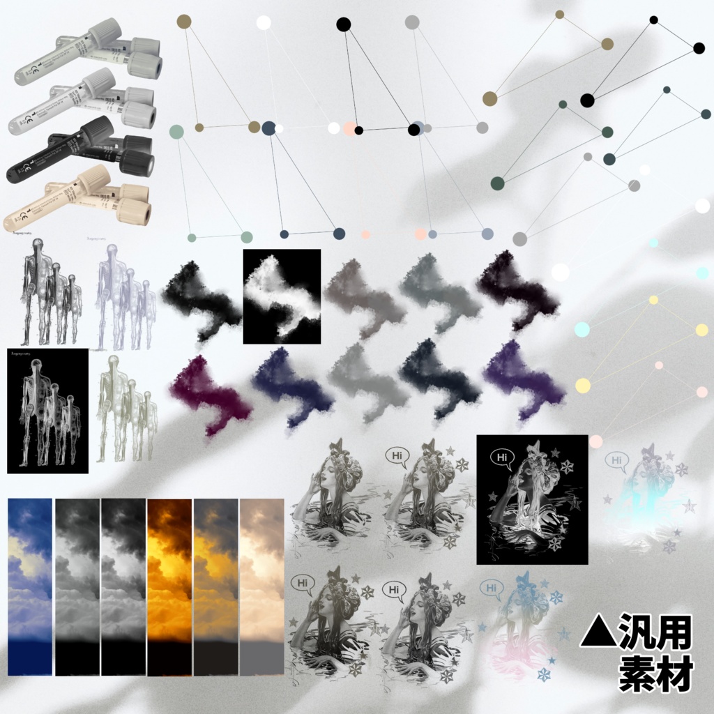 【ココフォリア素材】もうできてる部屋素⑨+汎用素材