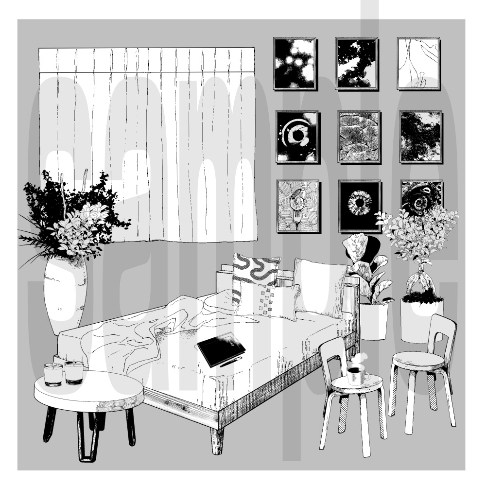 リクエスト頂きました!【ココフォリア素材】添い寝シナリオ向け素材と相性のいいインテリア素材