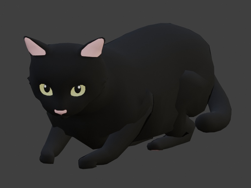 VRChat ワールド向けアイテム ねこ