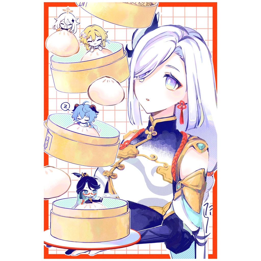 点心ポストカード / post card