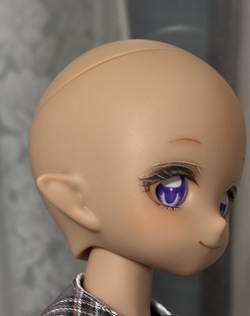 imomodoll Ruby-B チョコ肌 カスタムヘッド+アイ