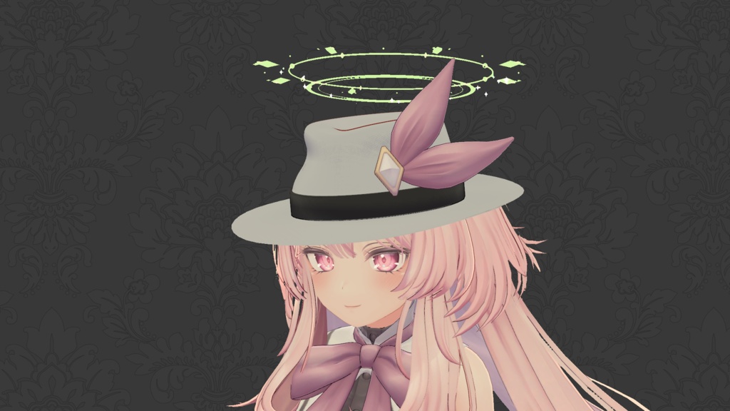 【VRC向け3Dモデル】フェドーラ・中折れ帽【ギミック付き・MA対応】