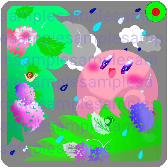 アクリルアンブレラマーカー・カービィ