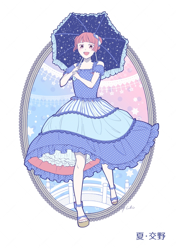 HICHINOSATO×3PATTERNS EXHIBITION ポストカード