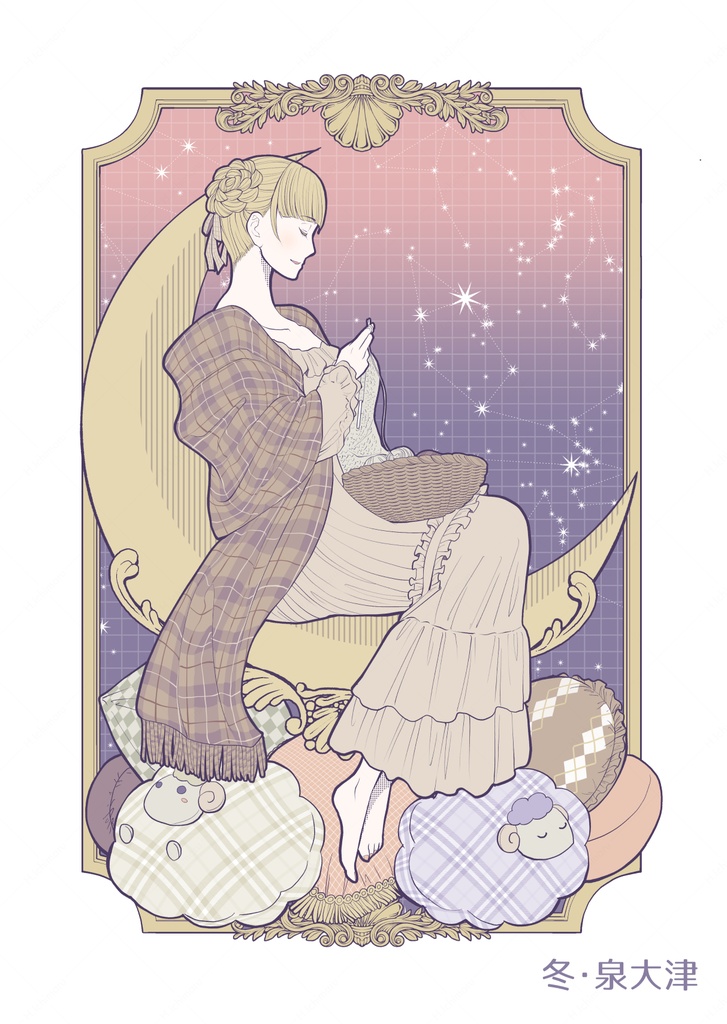 HICHINOSATO×3PATTERNS EXHIBITION ポストカード