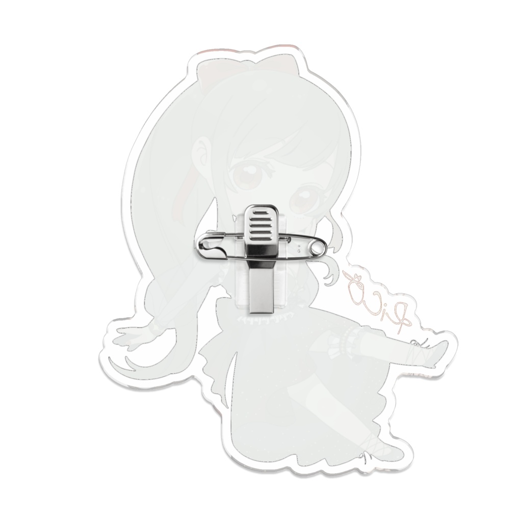 ちびりこさんのアクリルバッジ