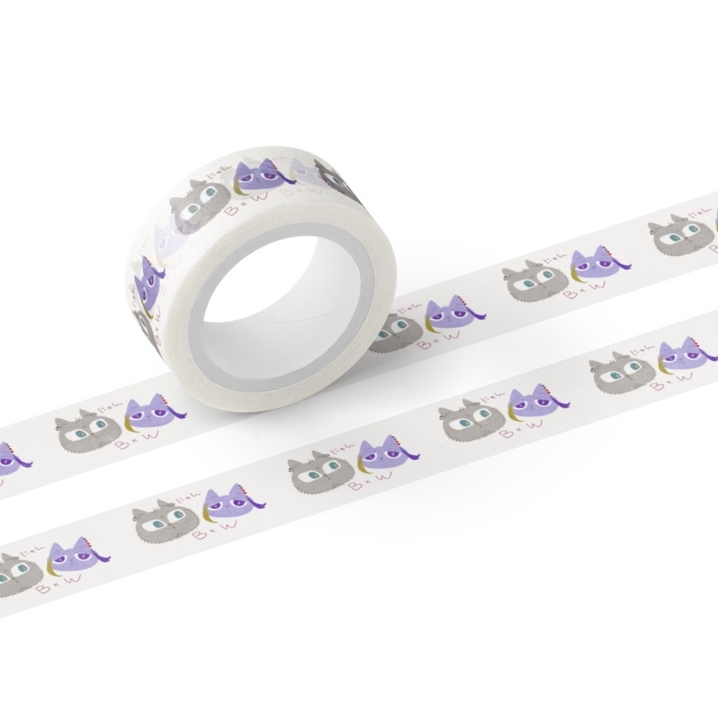 にゃんベンワカマスキングテープ