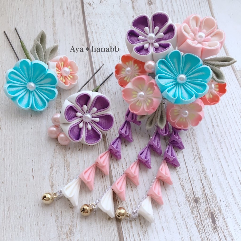 オーダー商品 ちゃぁちゃん様 髪飾りセット