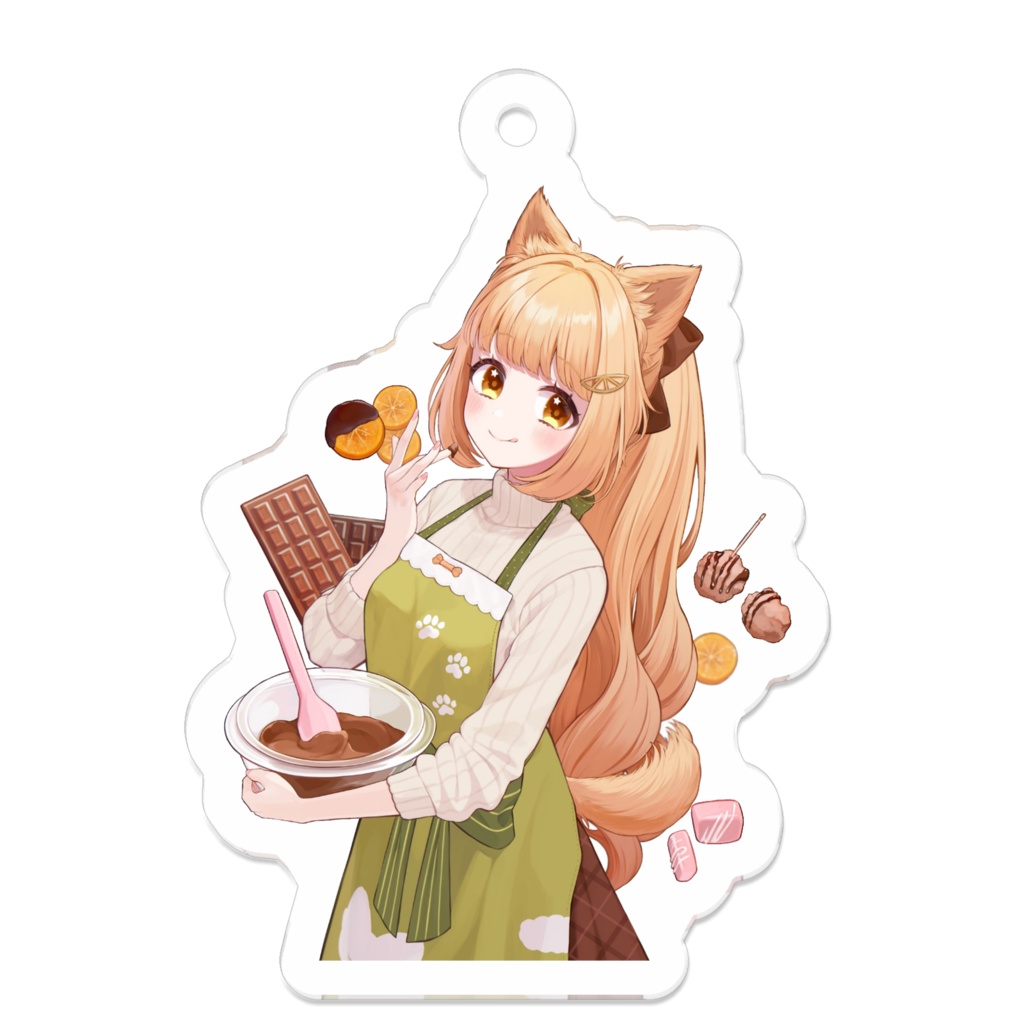 【受注生産】日向みかん バレンタインアクキー