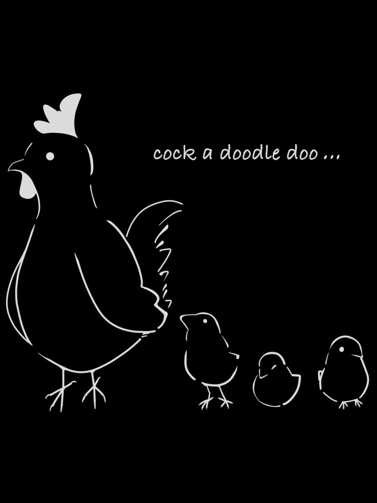 コッコスウェット ブラック(ホワイト)