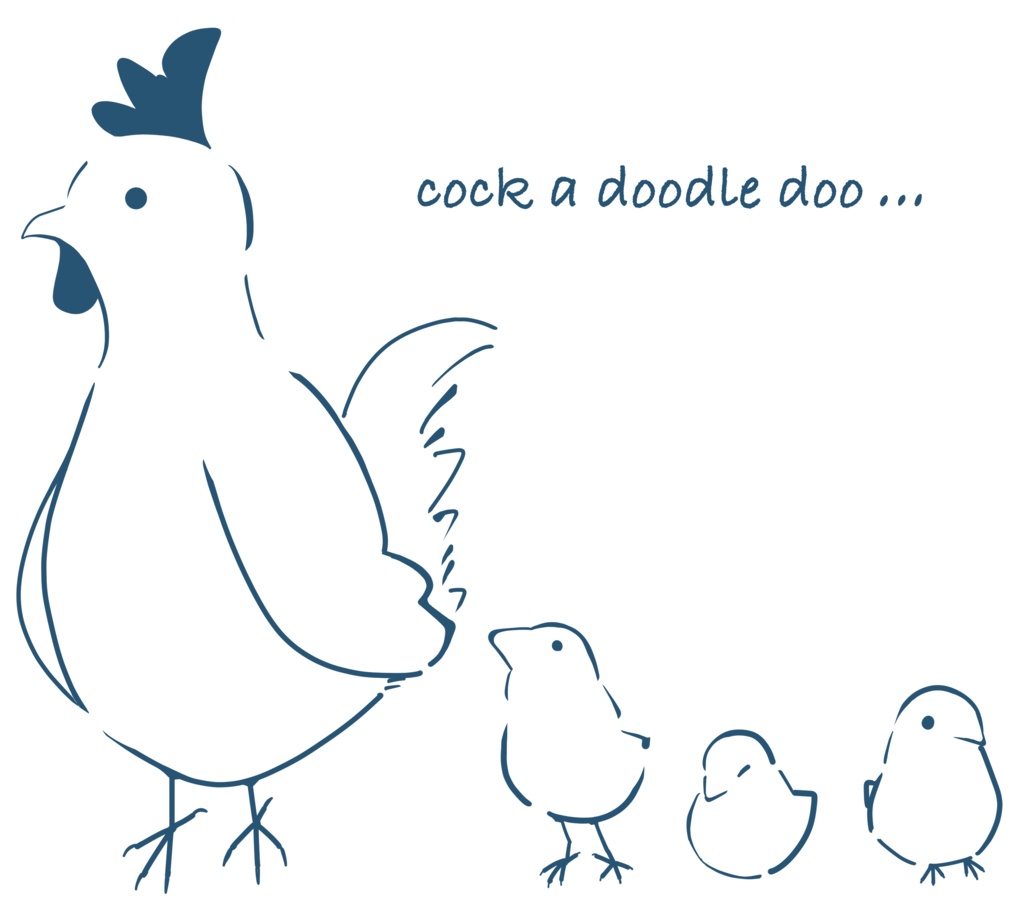 Cocco トートバッグ-ネイビー(M)