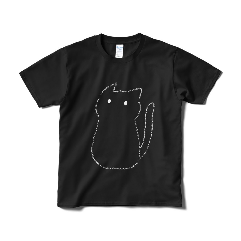 もふもふのねこ（ブラック）