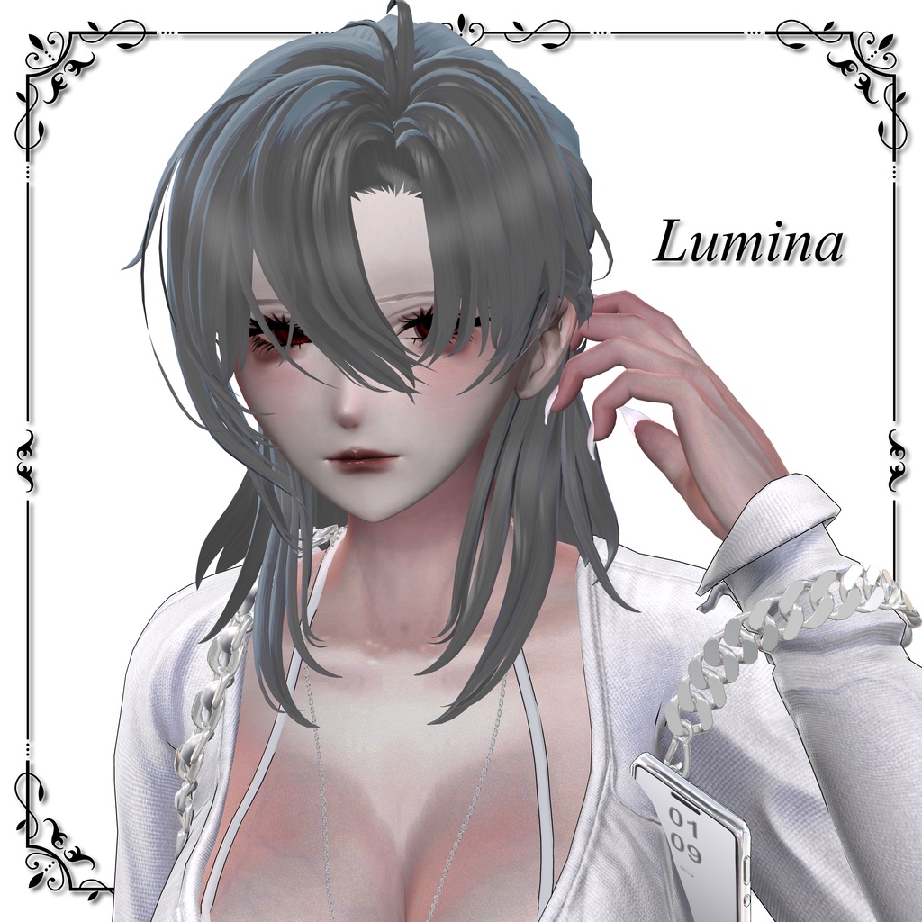 Noctis Halfup Hair 【14アバター対応】#SELVIA_jp