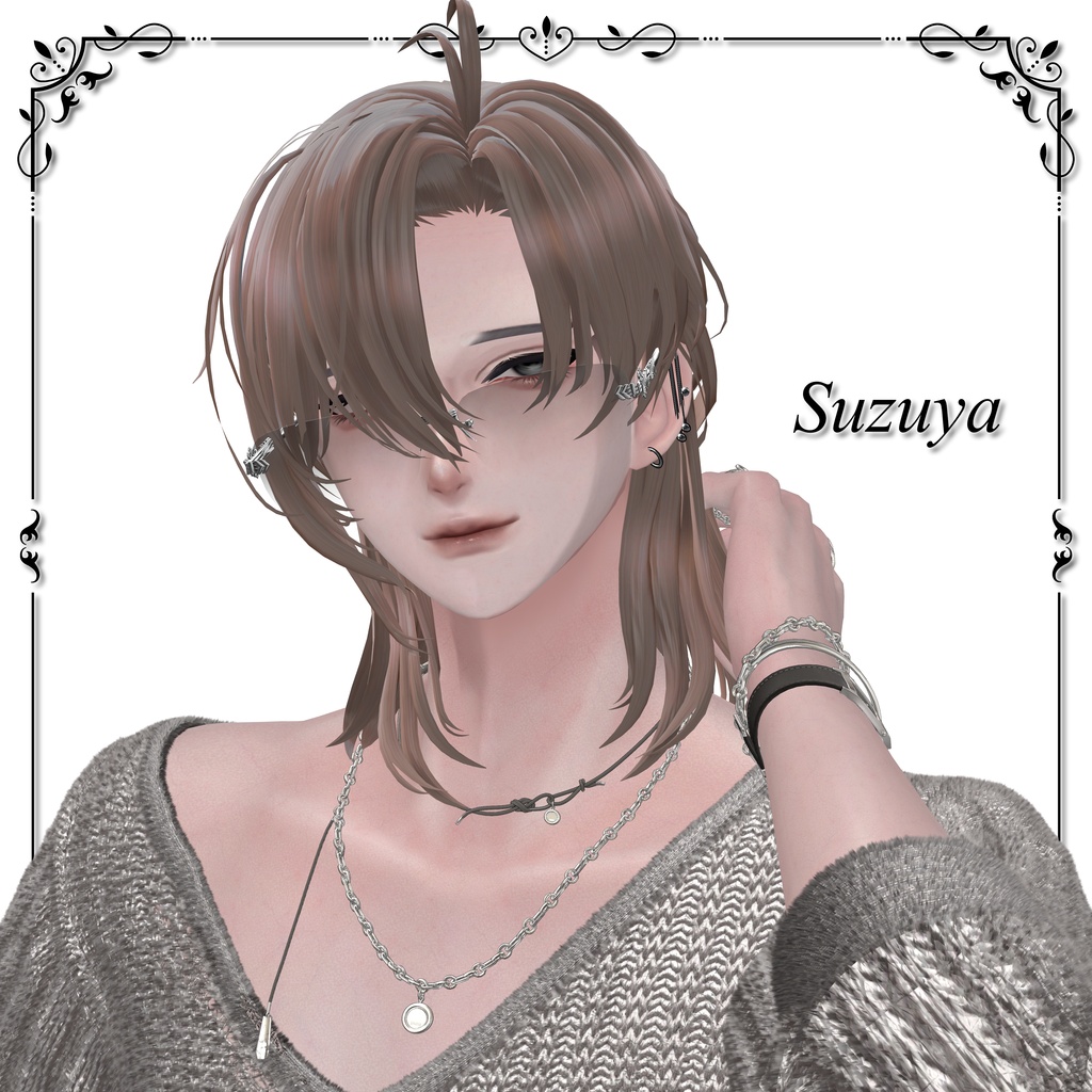 Noctis Halfup Hair 【14アバター対応】#SELVIA_jp