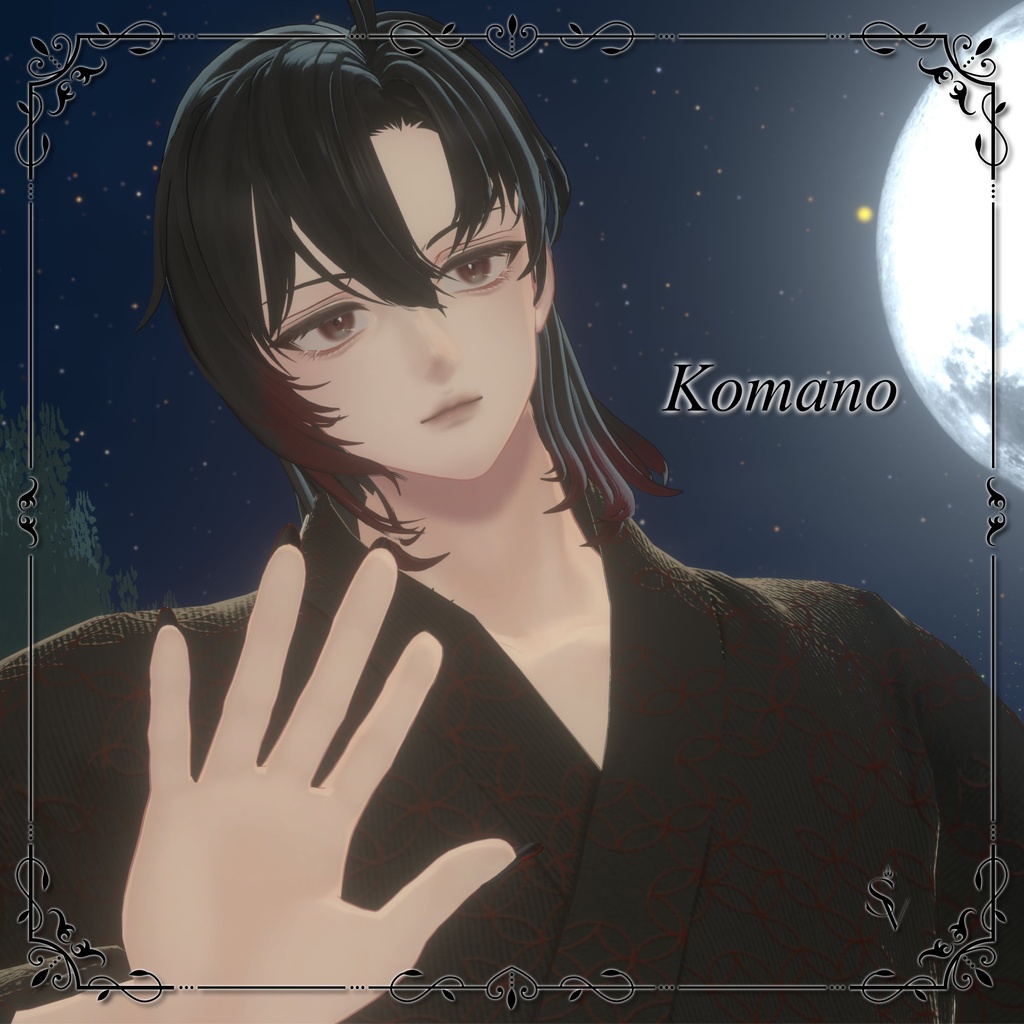 Noctis Halfup Hair 【14アバター対応】#SELVIA_jp