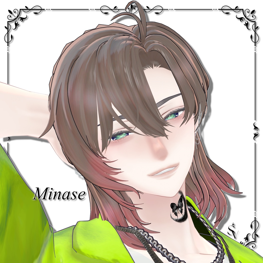 Noctis Halfup Hair 【14アバター対応】#SELVIA_jp