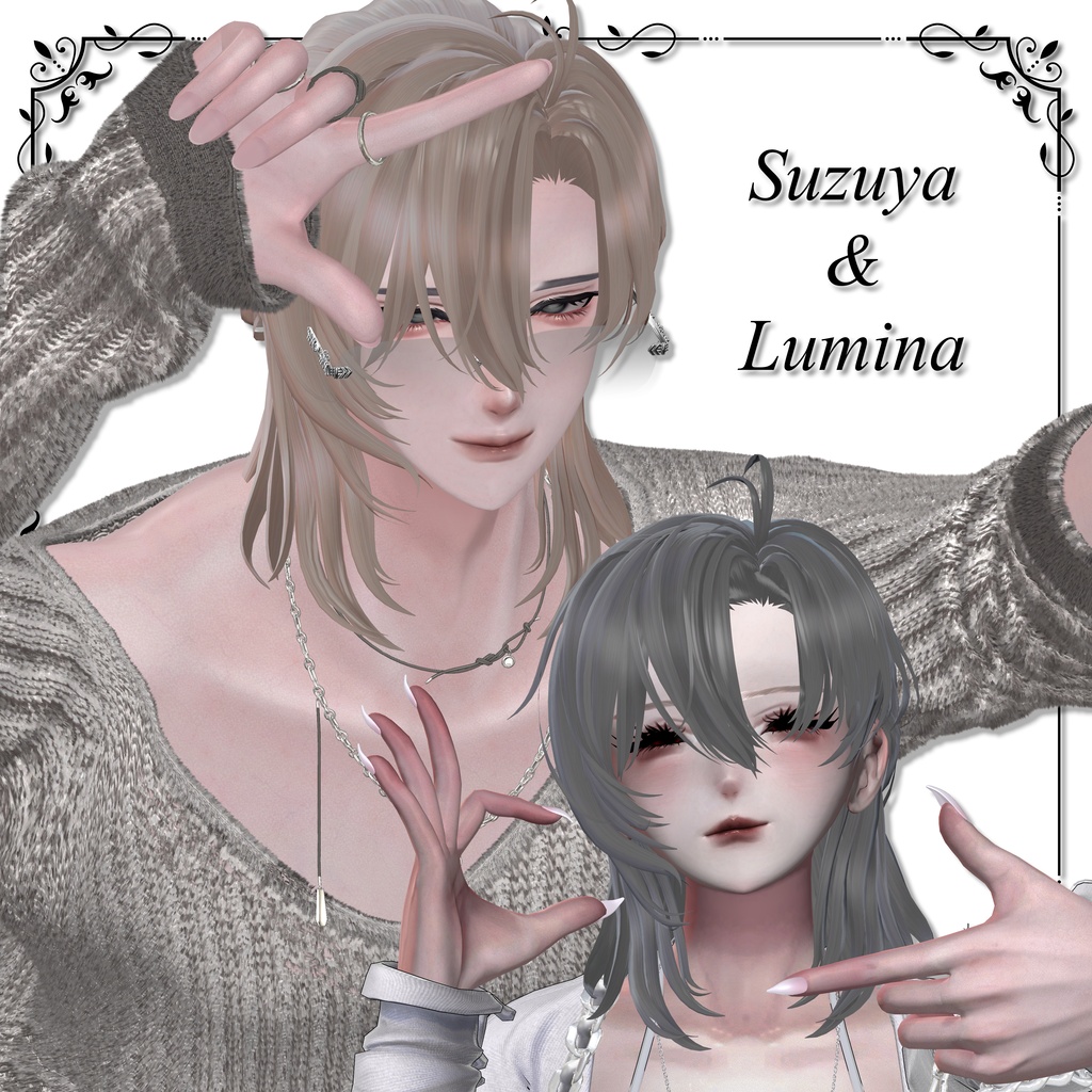 Noctis Halfup Hair 【14アバター対応】#SELVIA_jp