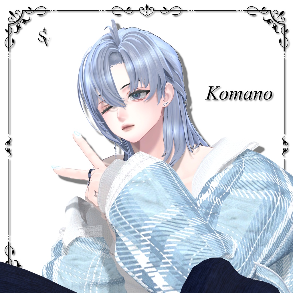 Noctis Halfup Hair 【14アバター対応】#SELVIA_jp