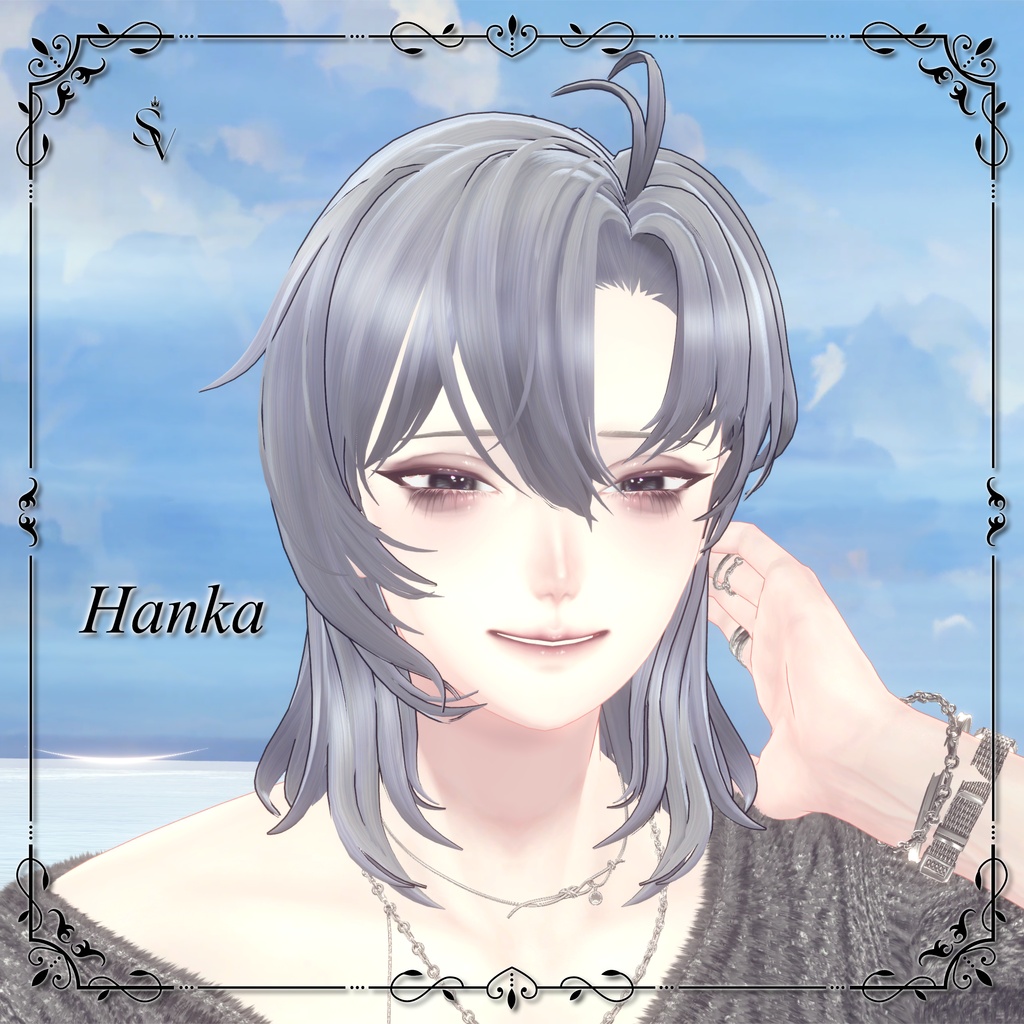 Noctis Halfup Hair 【14アバター対応】#SELVIA_jp