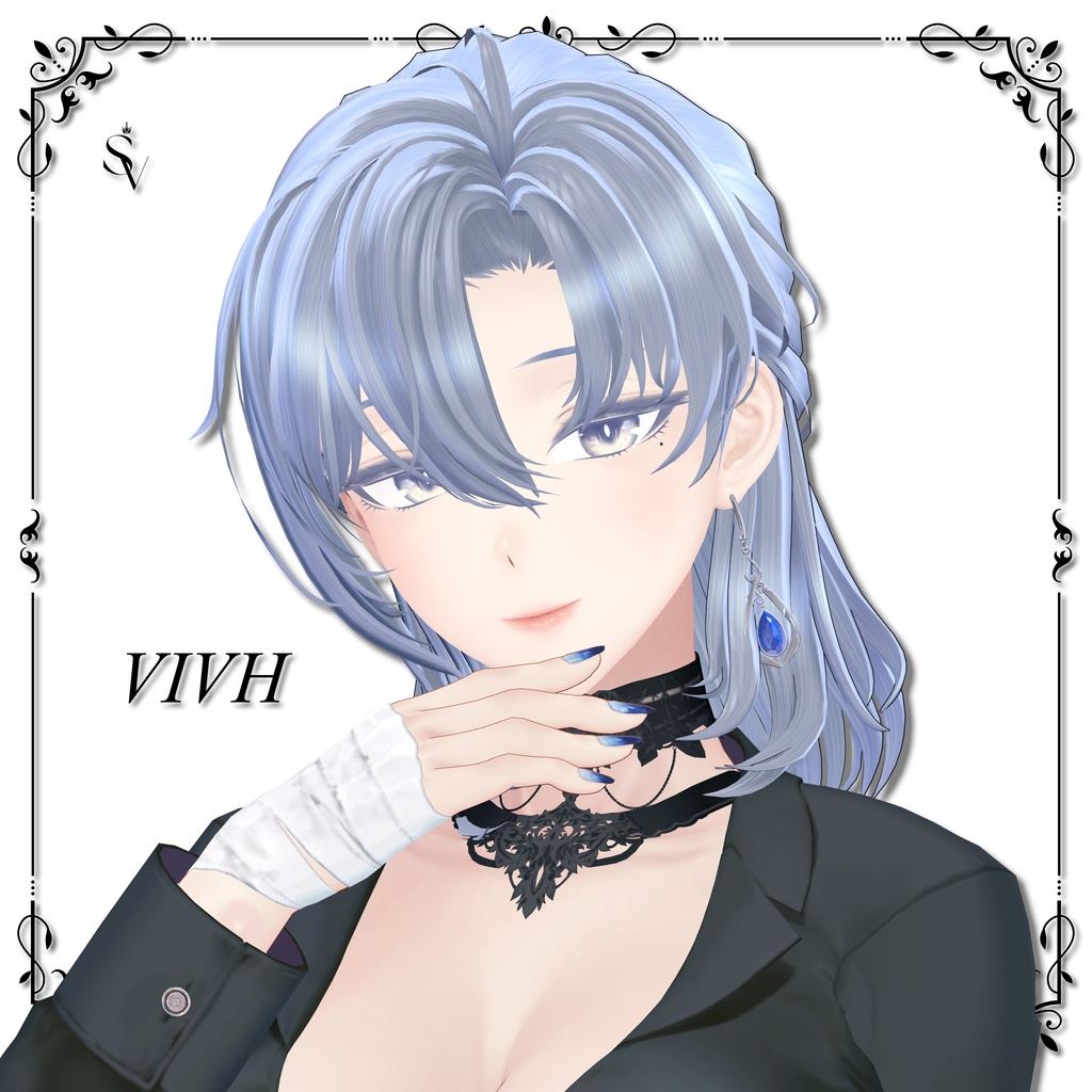 Noctis Halfup Hair 【14アバター対応】#SELVIA_jp
